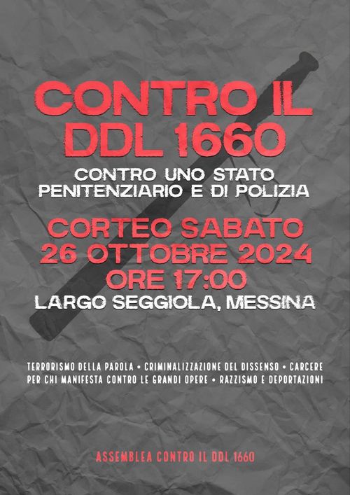 CONTRO IL DDL 1660